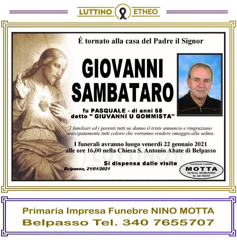 Giovanni Sambataro 